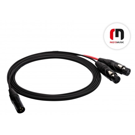 Reds Music  AU3260BX Kabel Audio - XLR M / 2 x XLR F długość 6.0 m